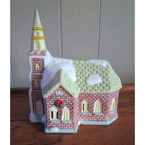 Vtg 1993 Santa's Best Spirit Of America Christmas Church